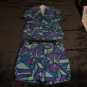 80’s cubist party suit